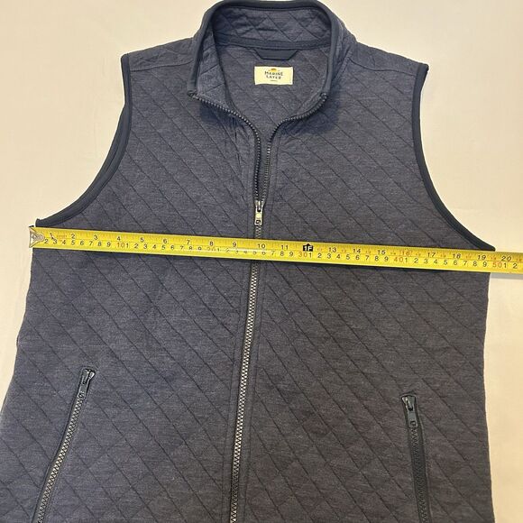 Marine Layer Corbet Full Zip Vest in Navy - Men's Small - Picture 7 of 10